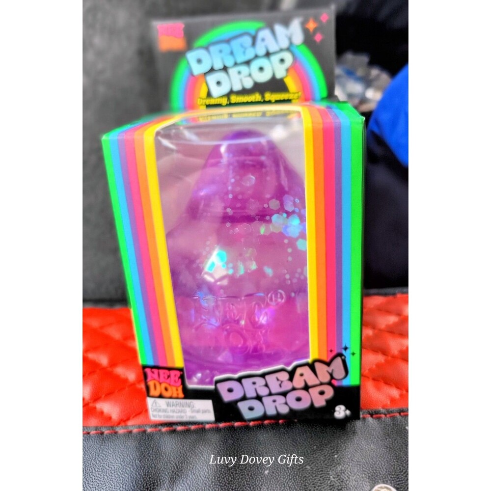 Needoh Dream Drop Purple Viral Squish Sensory Toy